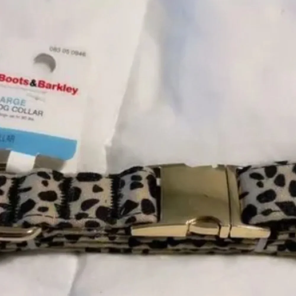 vintage Boots & Barkley Cheetah Print Collar